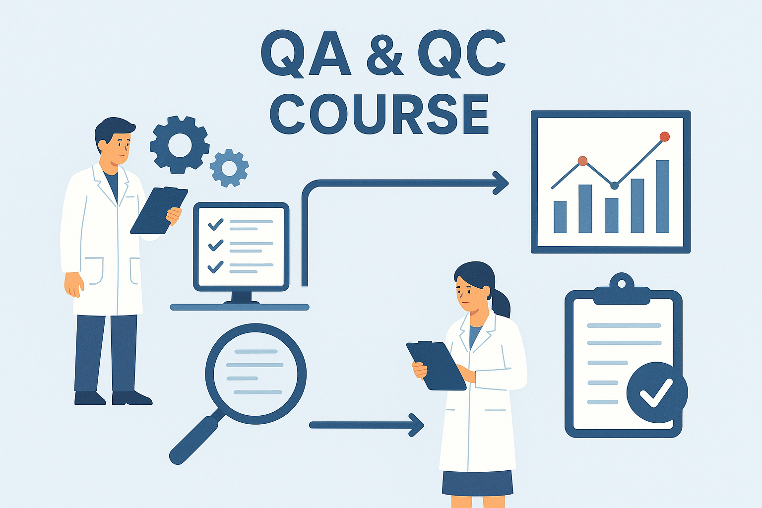 QA & QC Illustration